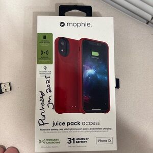 Mophie Red iPhone Case Minimalist Design iphone XR